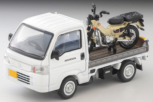 Tomica Limited Vintage 1/64 LV-N330a Honda ACTY TRUCK Bike Shop Spec. WT with CT125 Incl