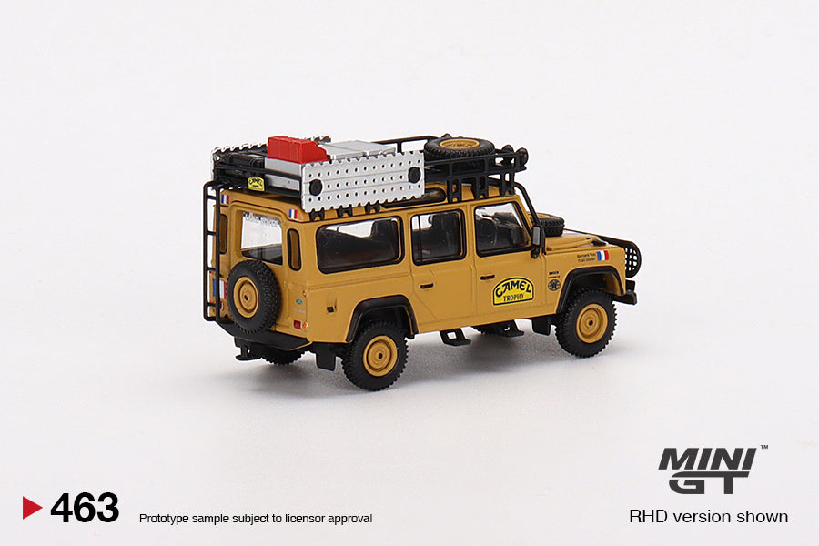 Mini GT 1/64 Land Rover Defender 110 1989 Camel Trophy Amazon Team France ***in clamshell blisters***