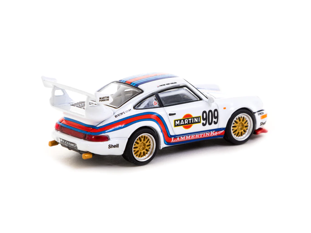 Tarmac Works x Schuco 1/64 Porsche 911 RSR Martini Racing