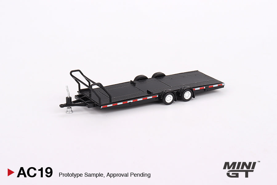 Mini GT 1/64 Car Hauler Trailer Type B Black