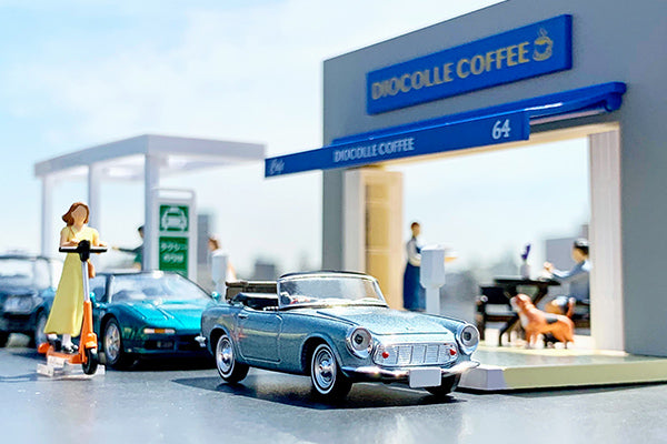 Tomica Limited Vintage 1/64 Diocolle 64 #Car Snap 21a Café Terrace