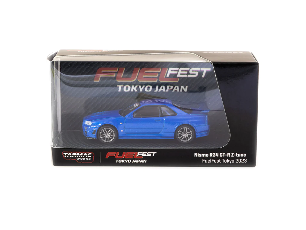 Tarmac Works x Schuco 1/64 Nismo R34 GT-R Z-tune FuelFest Tokyo 2023 *** Special Event Exclusive Edition ***