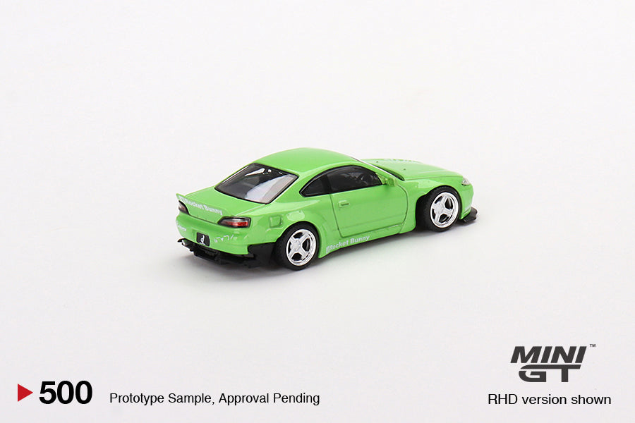 Mini GT 1/64 Nissan Silvia Pandem S15 Green ***in clamshell blisters***