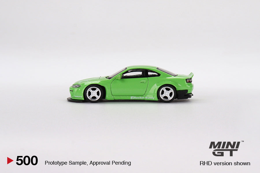 Mini GT 1/64 Nissan Silvia Pandem S15 Green ***in clamshell blisters***
