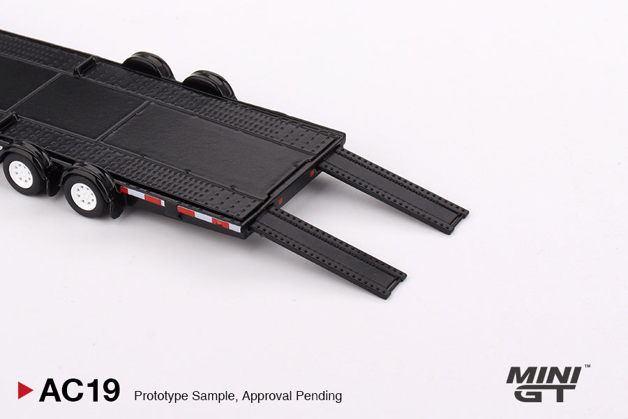 Mini GT 1/64 Car Hauler Trailer Type B Black