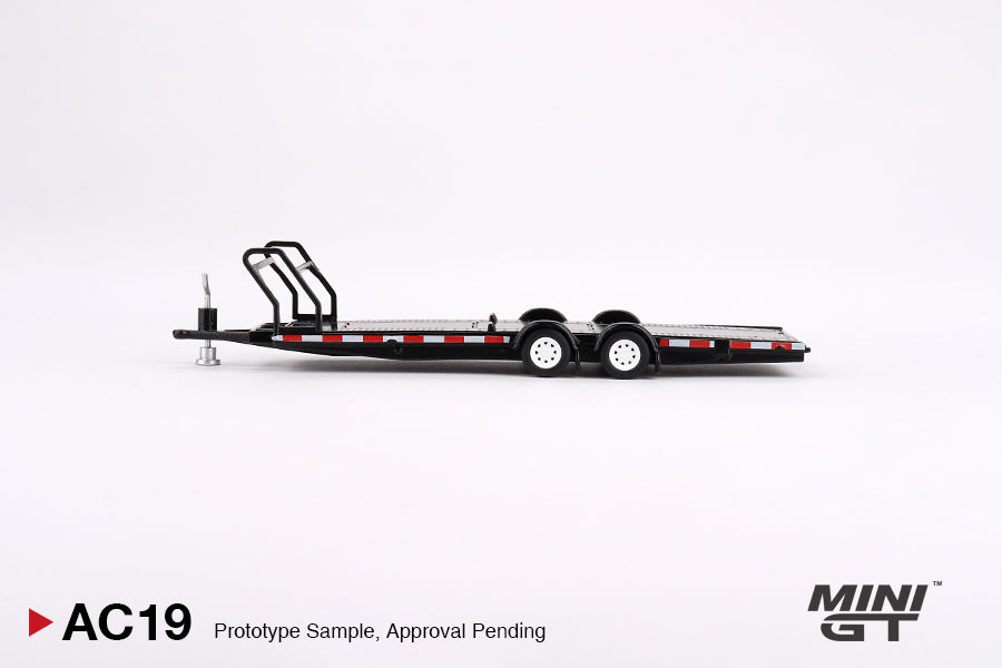 Mini GT 1/64 Car Hauler Trailer Type B Black