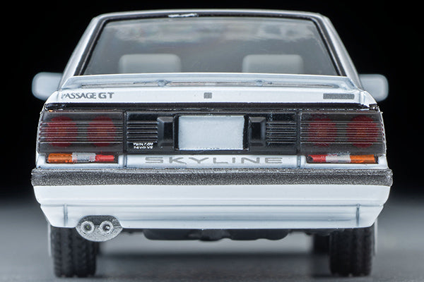 Tomica Limited Vintage 1/64 LV-N301a Skyline 4door HT GT Passage Twin cam 24V White 1987