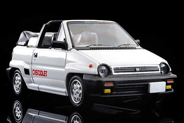 Tomica Limited Vintage 1/64 LV-N262b Honda City Cabriolet White 1984