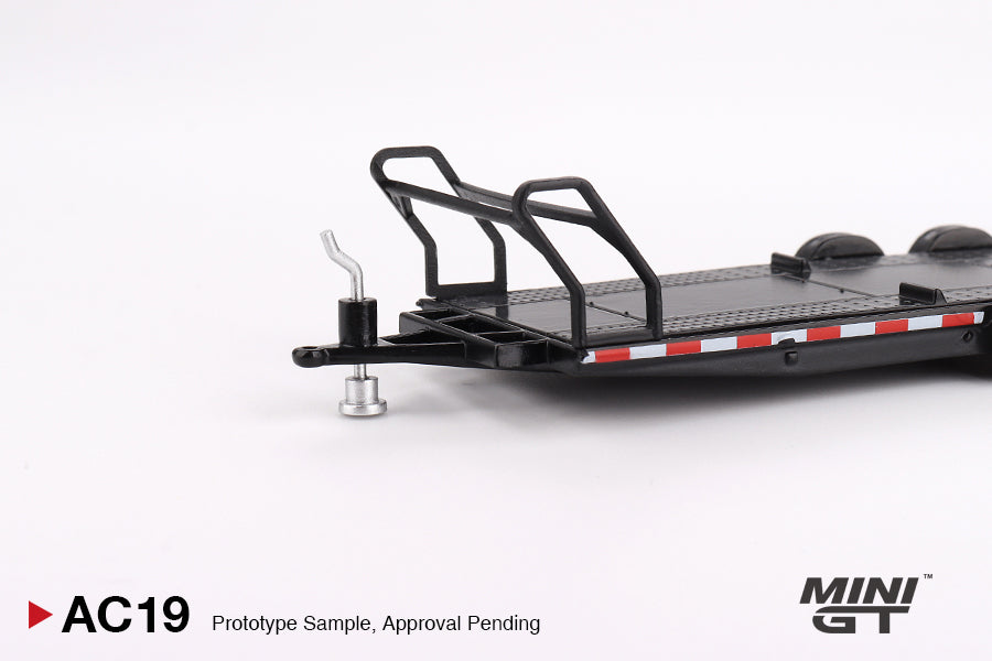 Mini GT 1/64 Car Hauler Trailer Type B Black