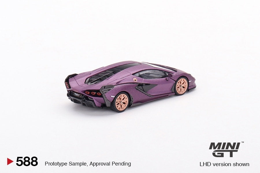 Mini GT 1/64 Lamborghini Sián FKP 37 – Matte Viola SE30 – Hong Kong Exclusive