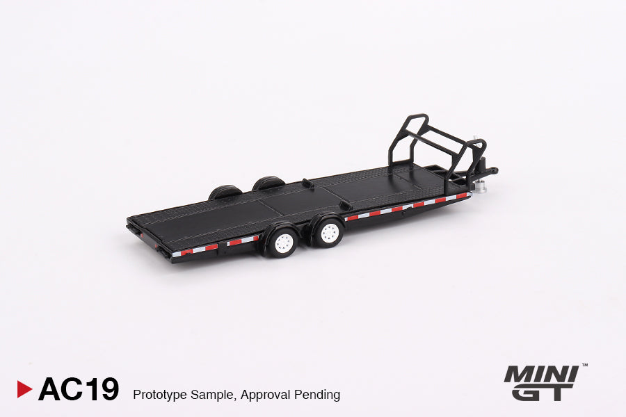 Mini GT 1/64 Car Hauler Trailer Type B Black