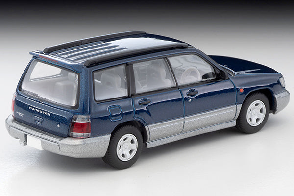 Tomica Limited Vintage 1/64 LV-N328a SUBARU Forester C/20 Navy Blue/Gray 1997