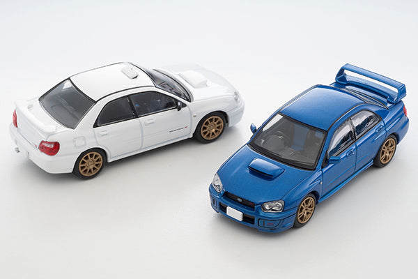 Tomica Limited Vintage 1/64 LV-N337a Subaru Impreza WRX STi Spec C White 2003