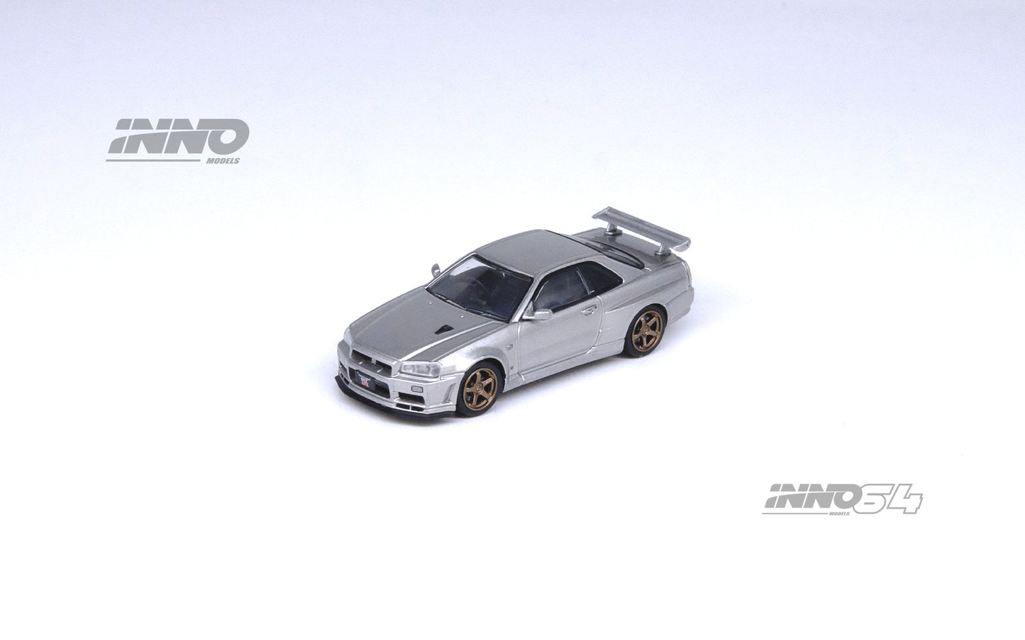 Inno64 1/64 NISSAN SKYLINE GT-R (R34) V-Spec II Silver
