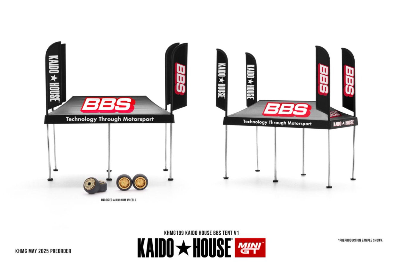 Mini GT x Kaido★House 1/64 Kaido House BBS Tent V1