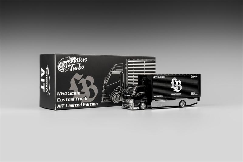 MicroTurbo 1/64 300 Series II - Custom Gull Wing Truck Black LB ***AIT Exclusive***
