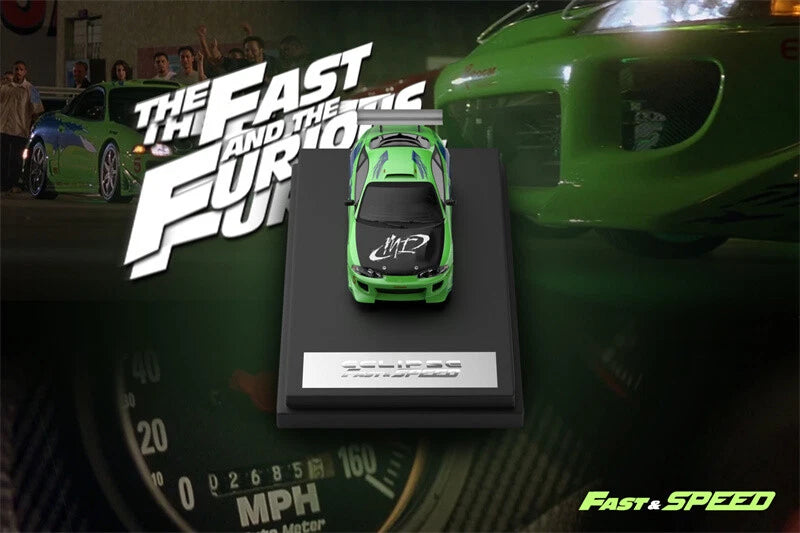 Fast Speed 1/64 Eclipse D30 Robocar Modified - FnF Green Livery