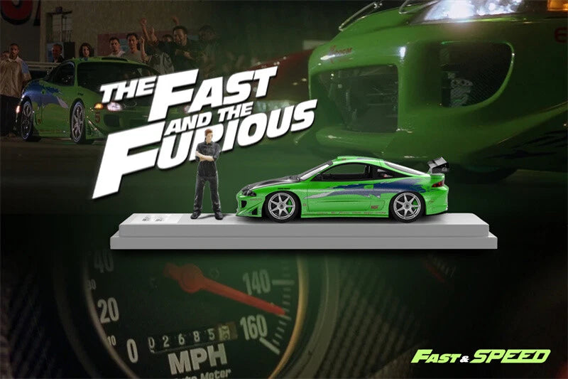 Fast Speed 1/64 Eclipse D30 Robocar Modified - FnF Green Livery