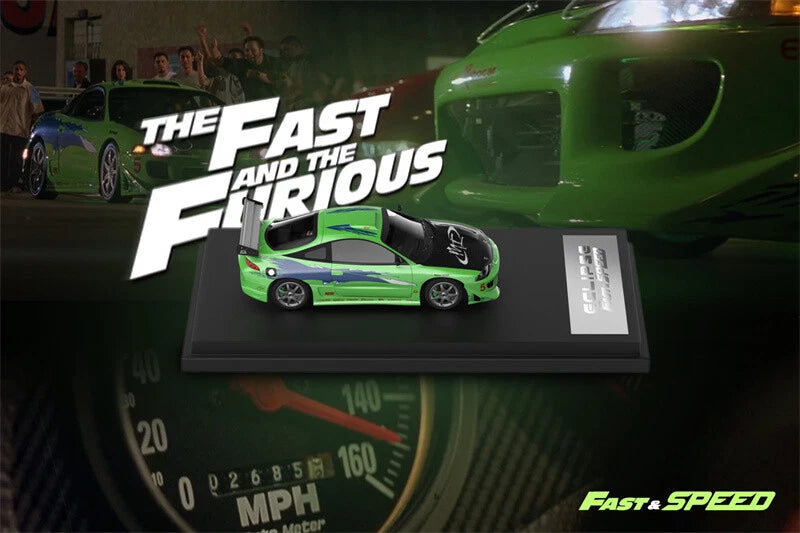 Fast Speed 1/64 Eclipse D30 Robocar Modified - FnF Green Livery