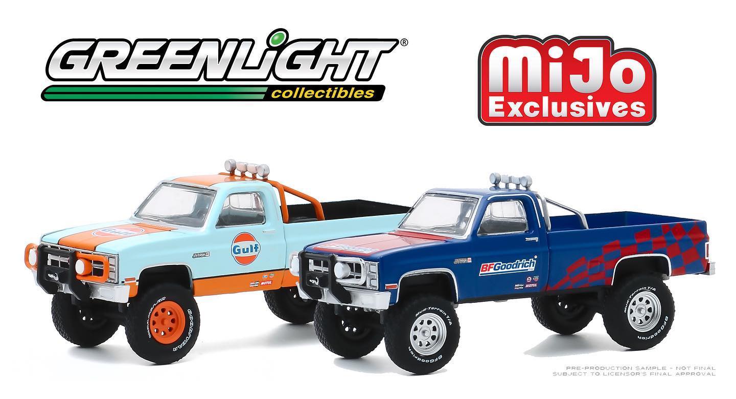 Greenlight 1:64 MiJo Exclusive 82 GMC K-2500 BFGoodrich (Limited to 3000pcs)