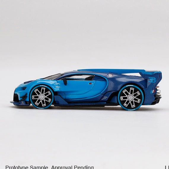 Mini GT 1:64 Mijo Bugatti Vision Gran Turismo Blue