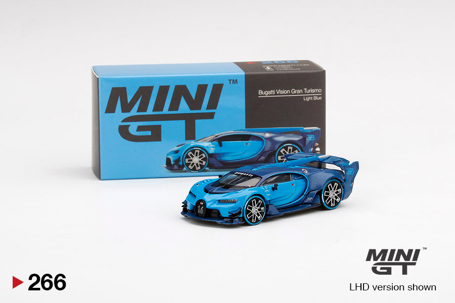 Mini GT 1:64 Mijo Bugatti Vision Gran Turismo Blue