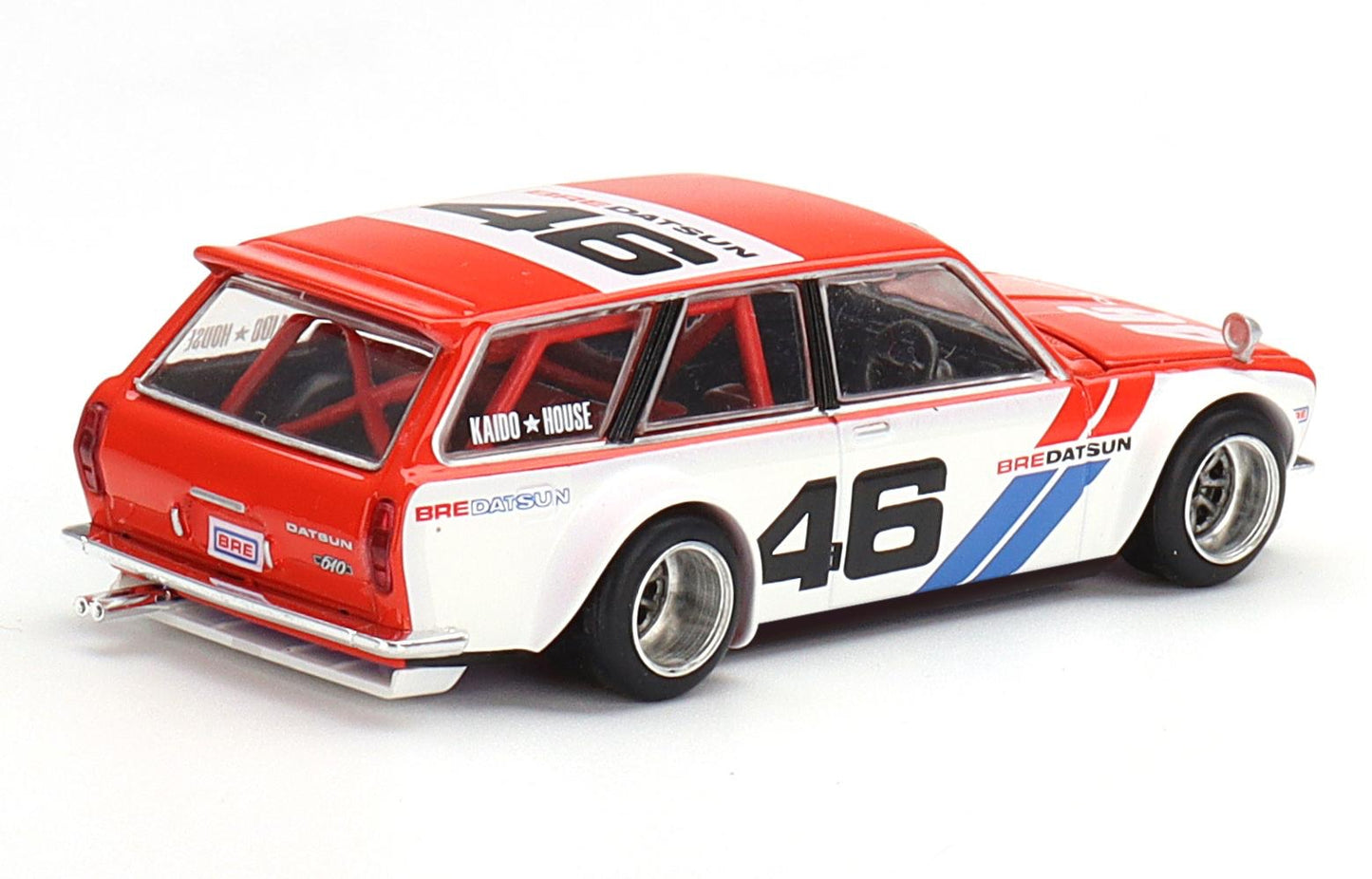 Mini GT 1/64 Kaido★House Datsun 510 Wagon BRE V1 Red