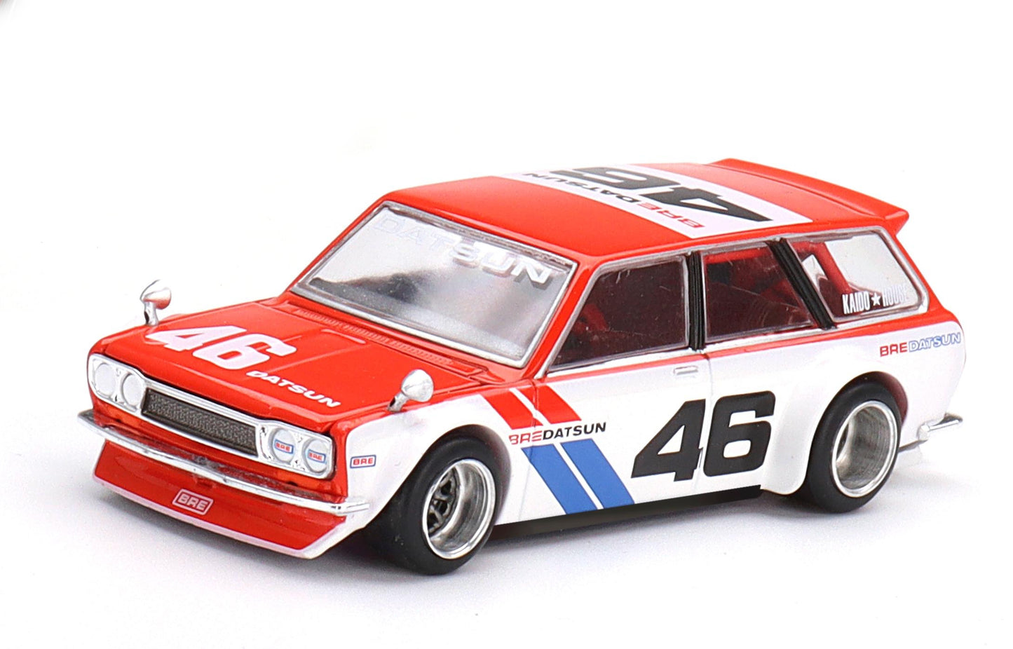 Mini GT 1/64 Kaido★House Datsun 510 Wagon BRE V1 Red