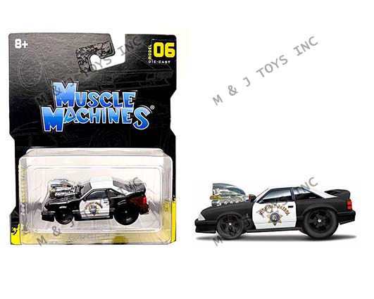 Muscle Machines 1:64 Ford Mustang SVT Cobra R Highway Patrol