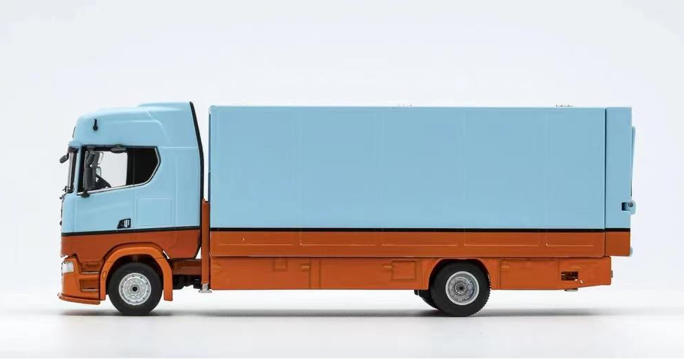 GCD 1/64 S730 Enclosed Double Deck Gull Wing Tow Truck - Gulf