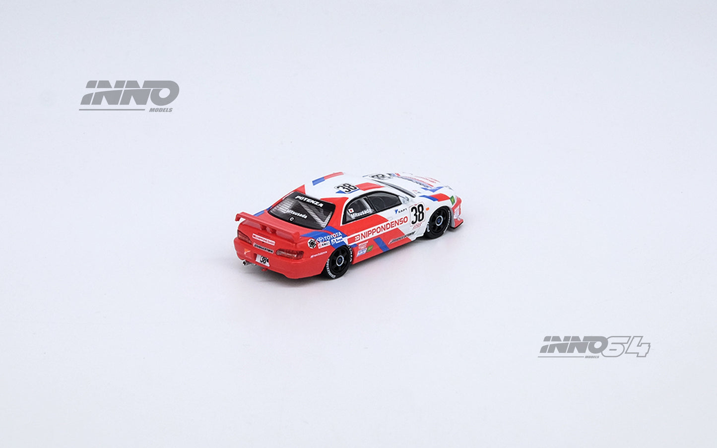Inno64 1/64 TOYOTA CORONA EXIV #38 & #39 "TOYOTA TEAM CERUMO" JTCC 1995 Box Set Collection (2 Cars And Special Hard Box included)