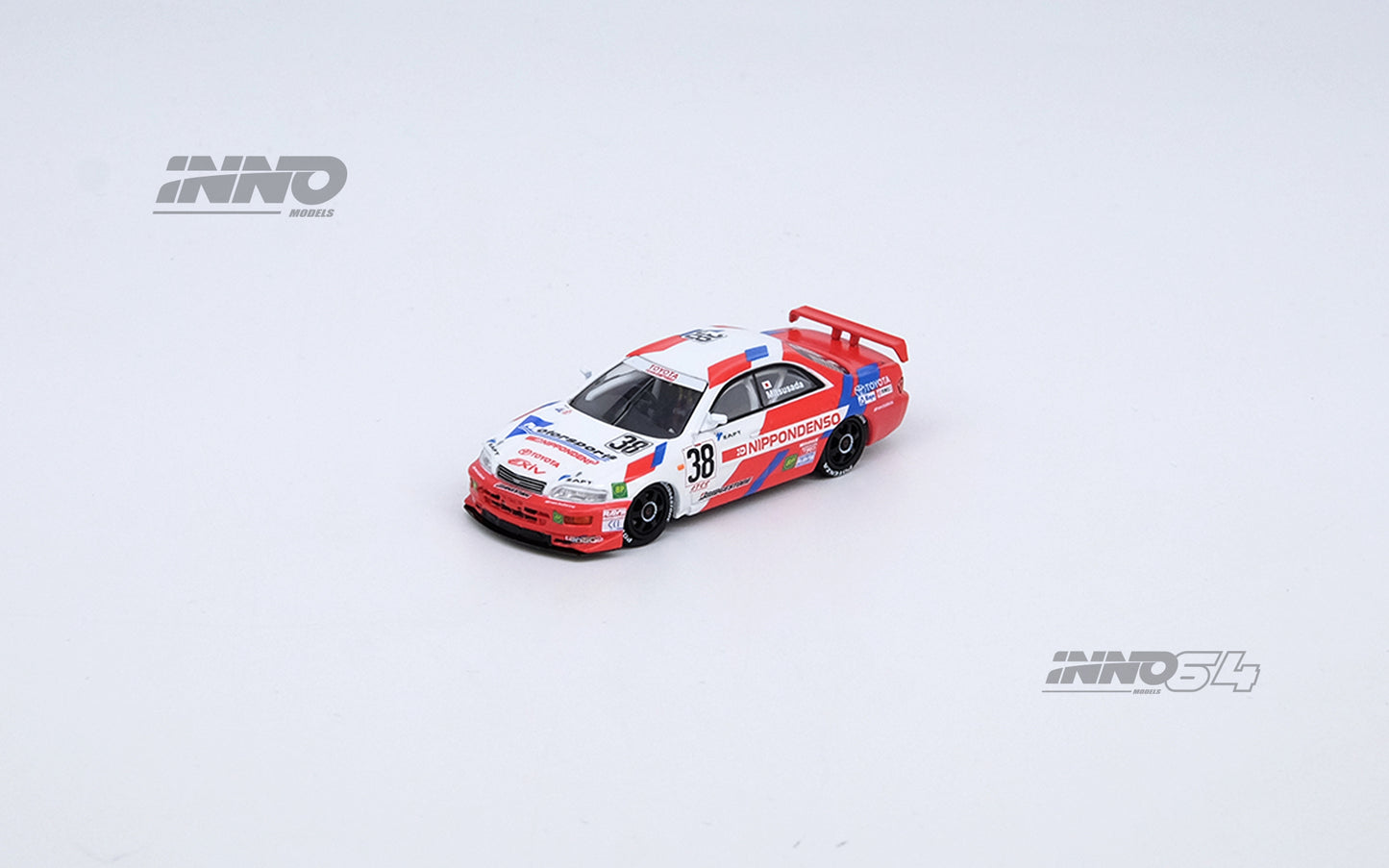 Inno64 1/64 TOYOTA CORONA EXIV #38 & #39 "TOYOTA TEAM CERUMO" JTCC 1995 Box Set Collection (2 Cars And Special Hard Box included)