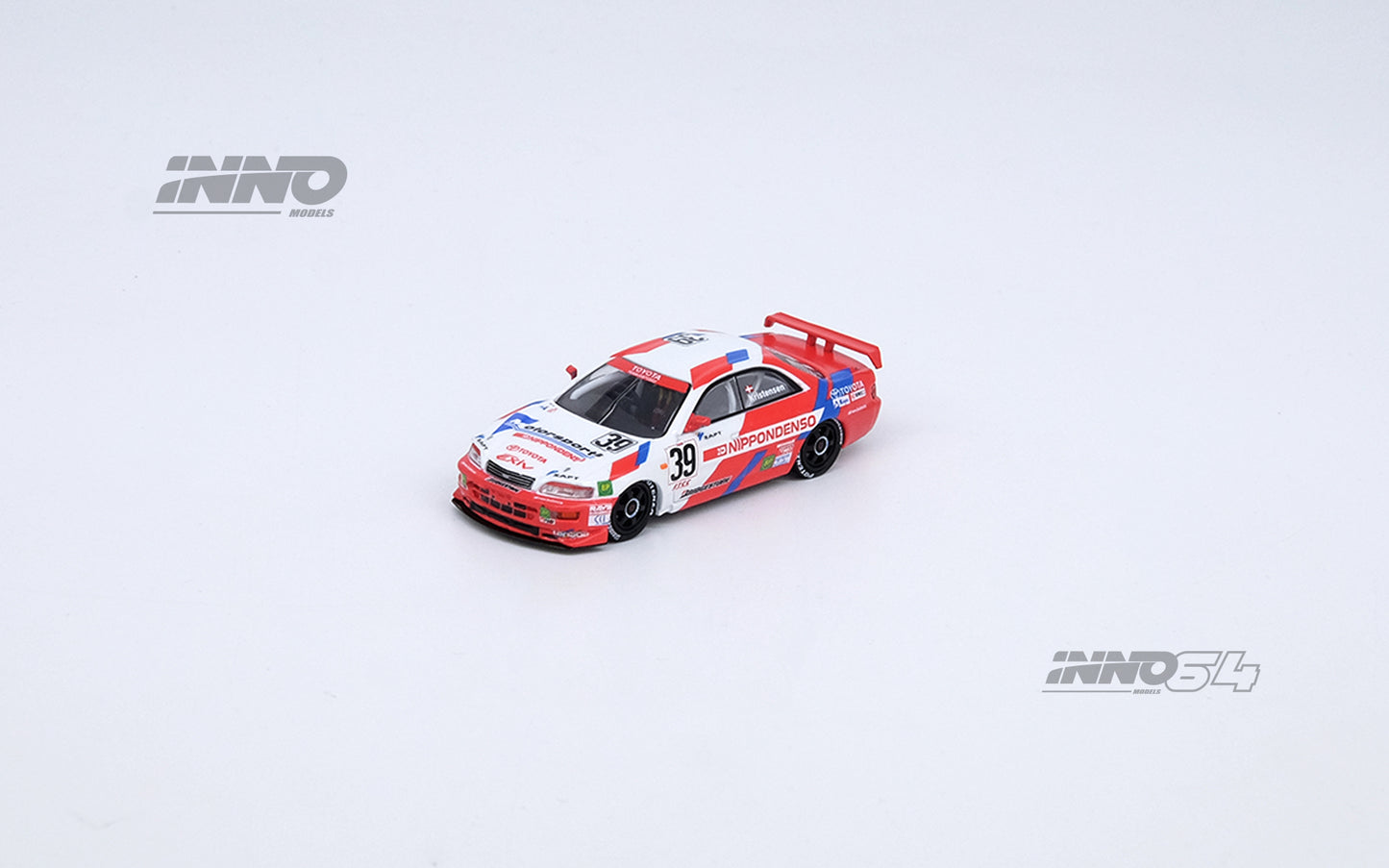 Inno64 1/64 TOYOTA CORONA EXIV #38 & #39 "TOYOTA TEAM CERUMO" JTCC 1995 Box Set Collection (2 Cars And Special Hard Box included)