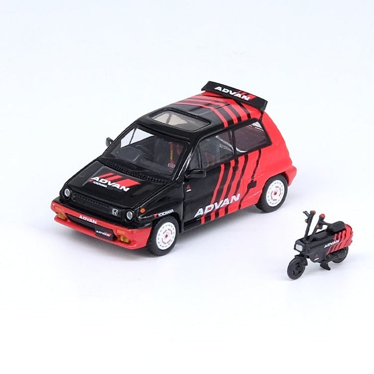 Inno64 1/64 HONDA CITY TURBO II "ADVAN" Livery With "ADVAN" Livery MOTOCOMPO