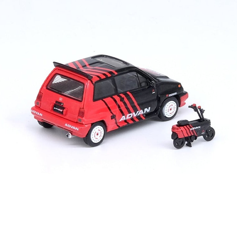 Inno64 1/64 HONDA CITY TURBO II "ADVAN" Livery With "ADVAN" Livery MOTOCOMPO