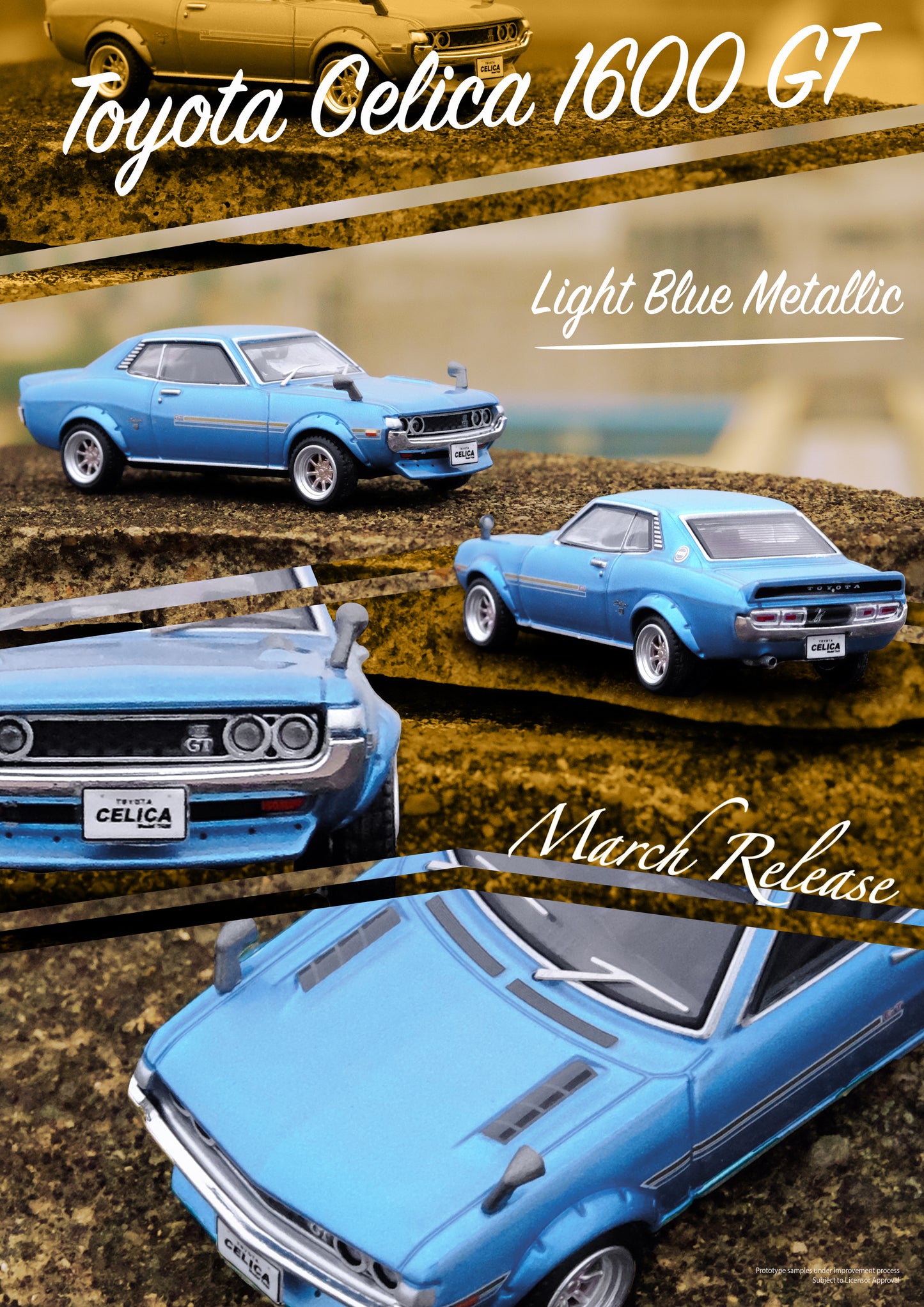 Inno64 1:64 TOYOTA CELICA 1600 GT (TA22) Metallic Blue