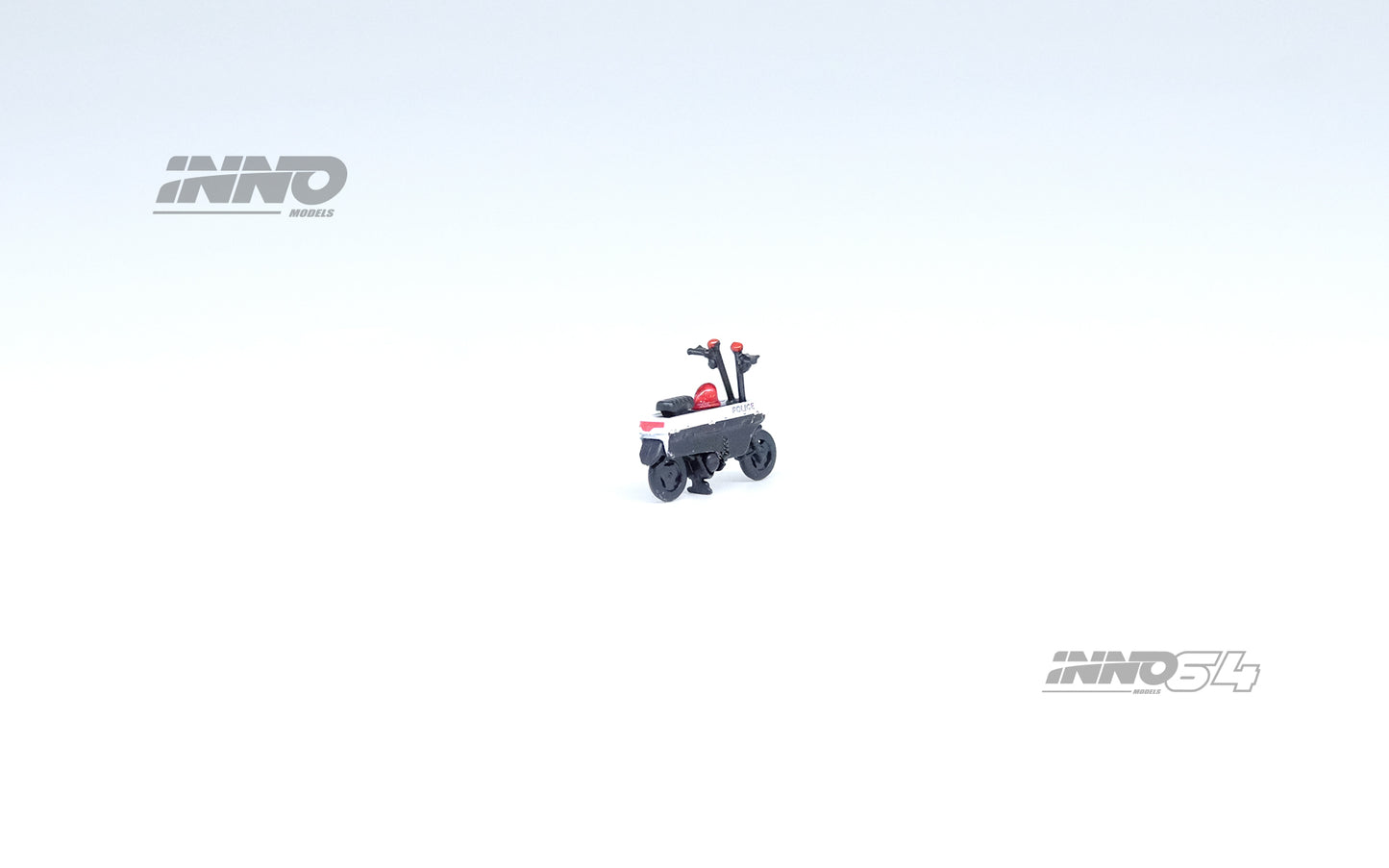 Inno64 1:64 HONDA CITY TURBO II Japanese Police Car Concept Livery With MOTOCOMPO