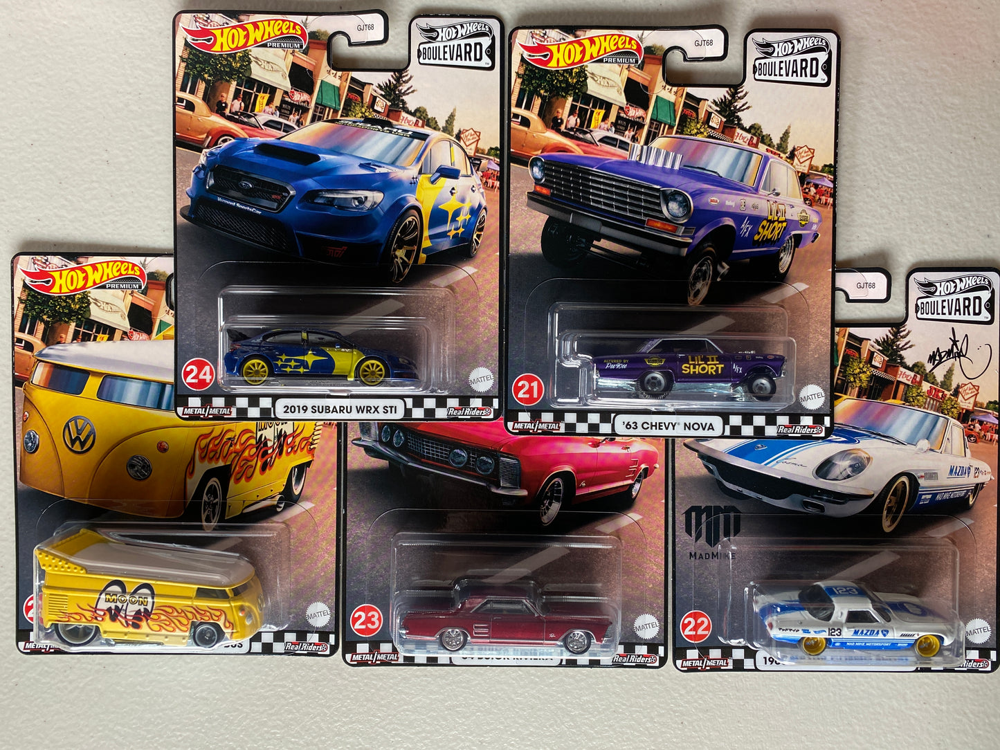 Hot Wheels 1/64 2021 Boulevard Mix 1 (set of 5)