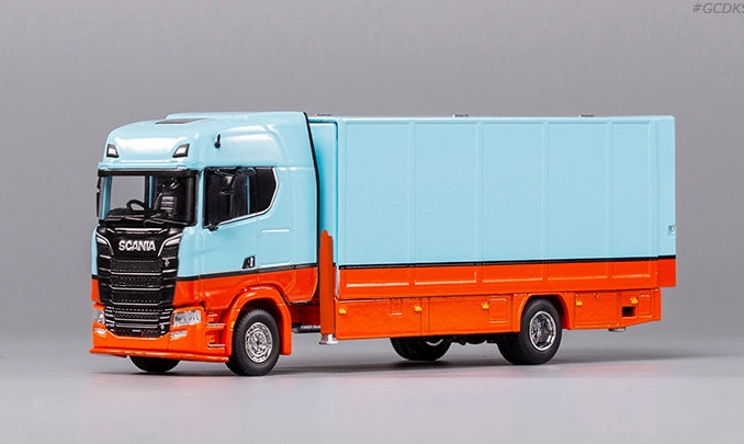 GCD 1/64 S730 Enclosed Double Deck Gull Wing Tow Truck - Gulf