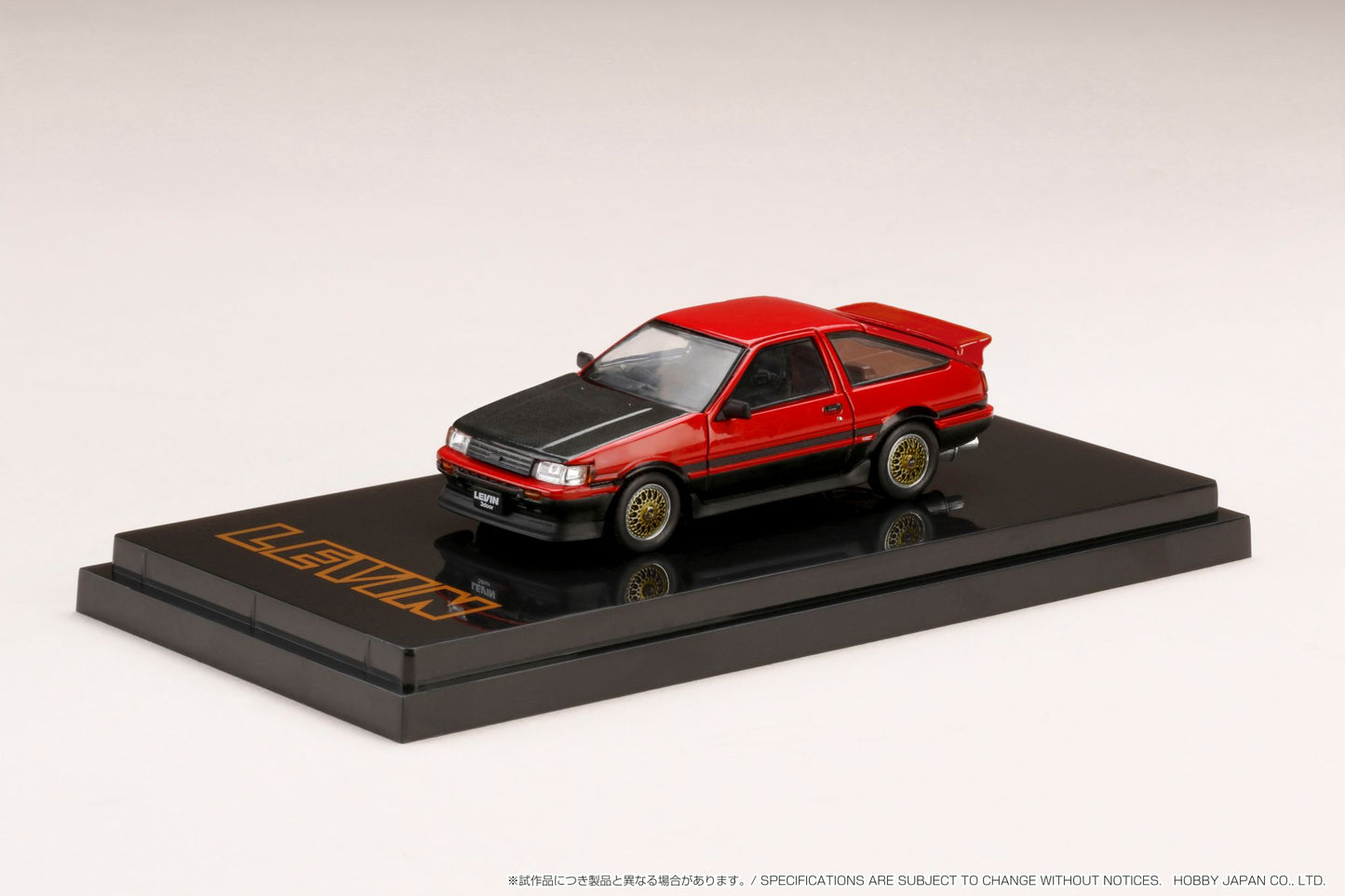Hobby Japan 1/64 Toyota COROLLA LEVIN AE86 3 DOOR Customized Version