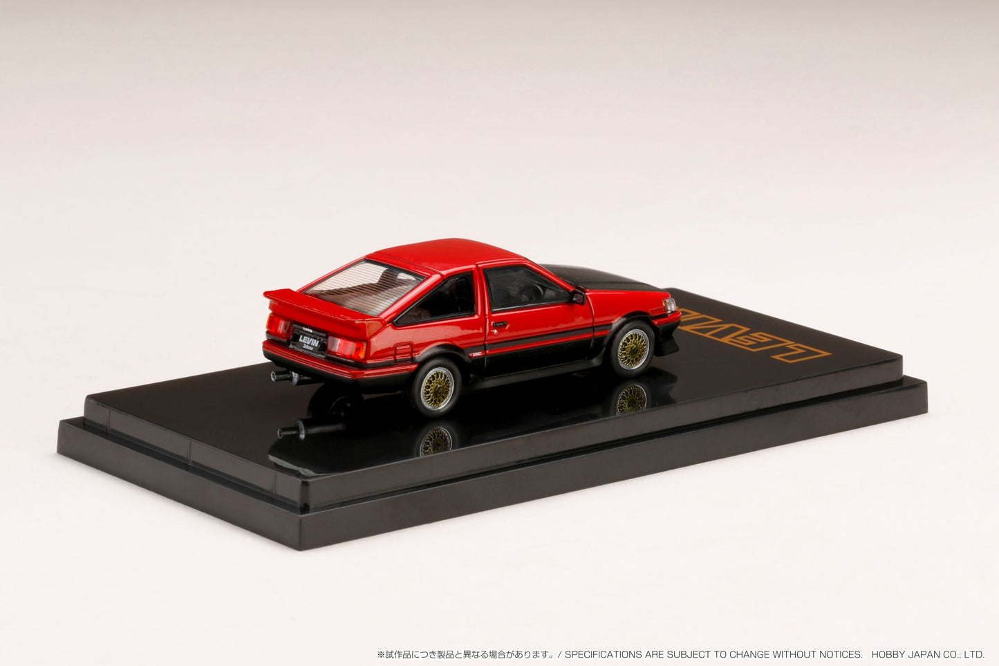 Hobby Japan 1/64 Toyota COROLLA LEVIN AE86 3 DOOR Customized Version
