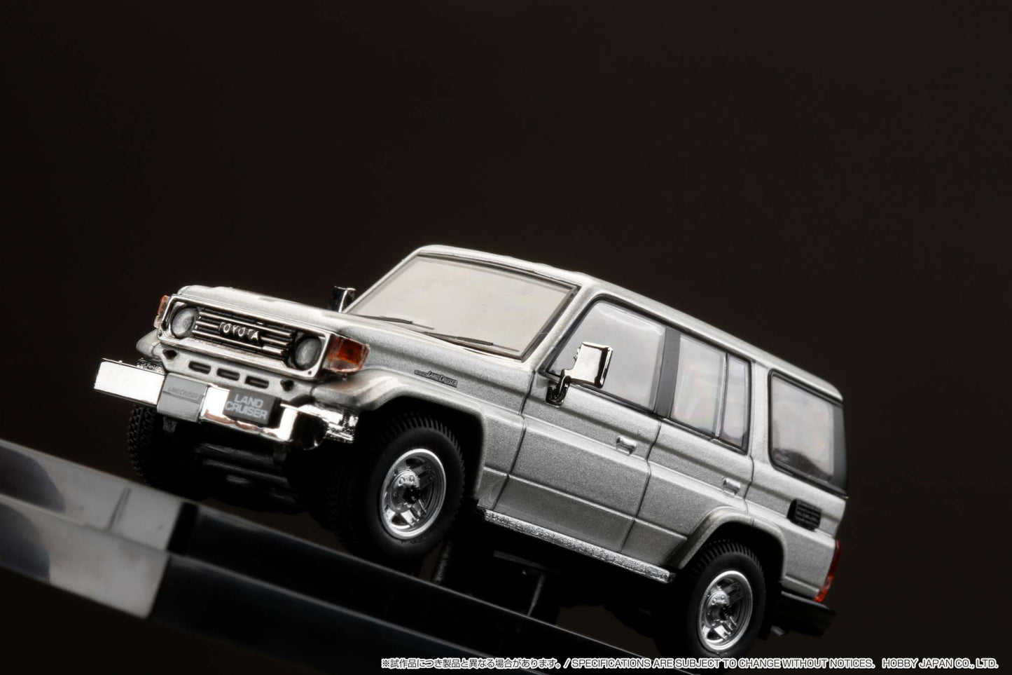 HJ 1/64 Toyota LANDCRUISER 70 ZX 4DOOR ‘1994 BLUISH SILVER METALLIC
