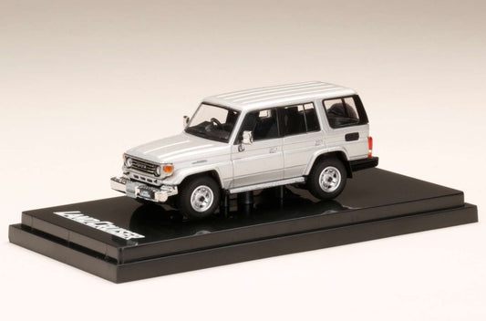 HJ 1/64 Toyota LANDCRUISER 70 ZX 4DOOR ‘1994 BLUISH SILVER METALLIC