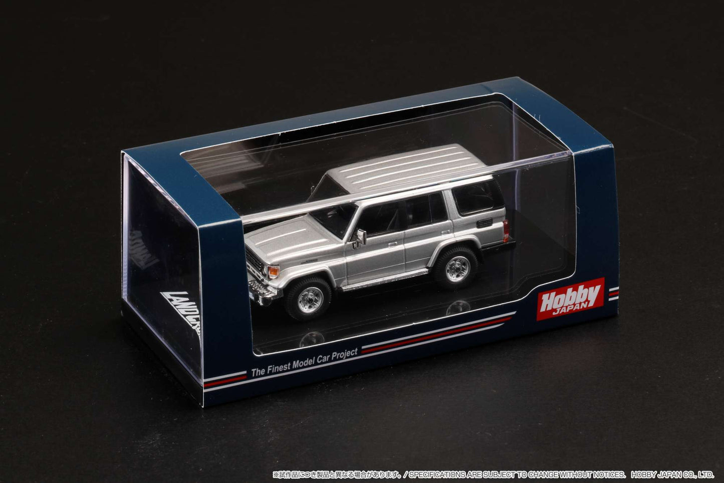 HJ 1/64 Toyota LANDCRUISER 70 ZX 4DOOR ‘1994 BLUISH SILVER METALLIC