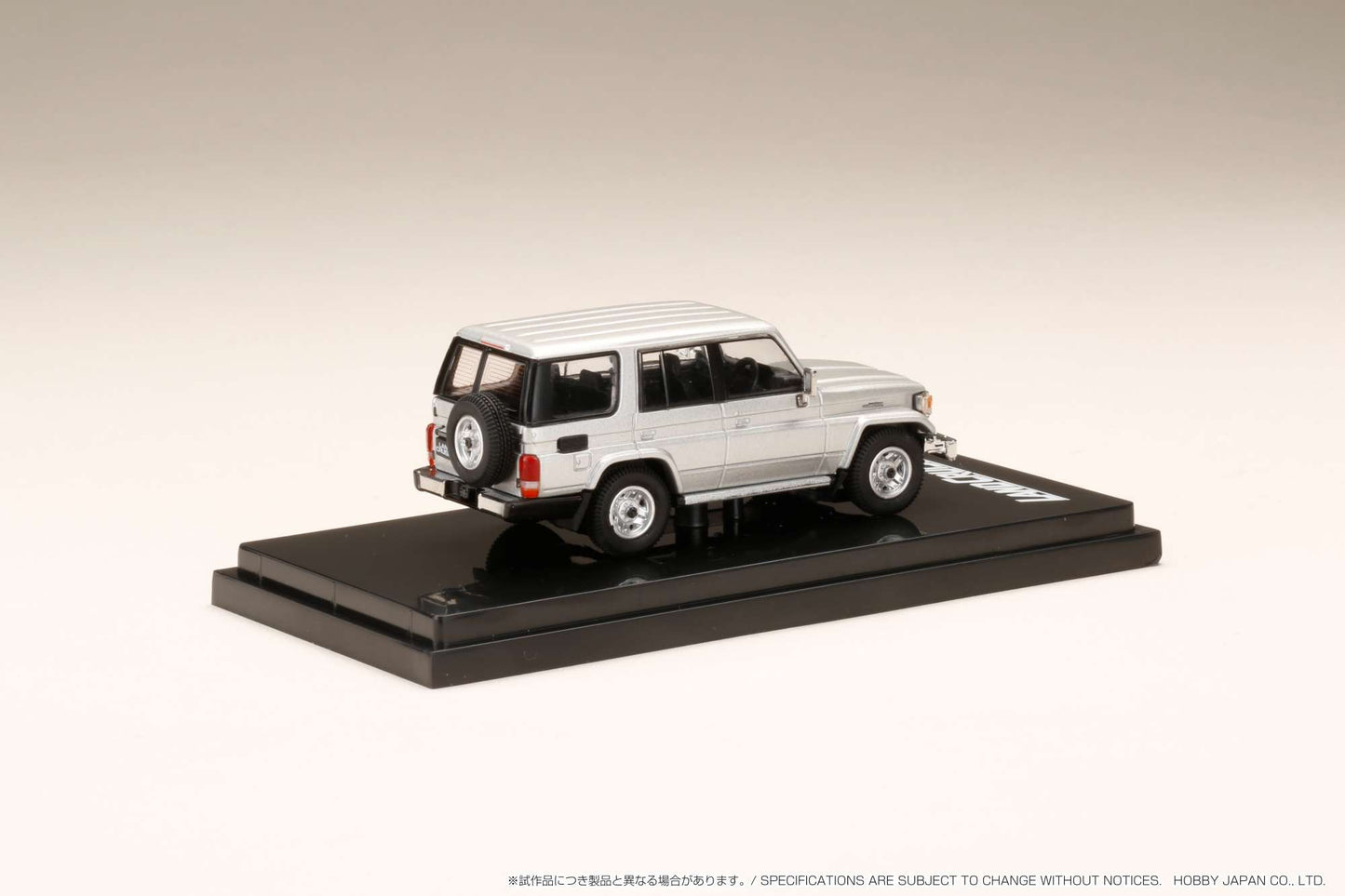 HJ 1/64 Toyota LANDCRUISER 70 ZX 4DOOR ‘1994 BLUISH SILVER METALLIC
