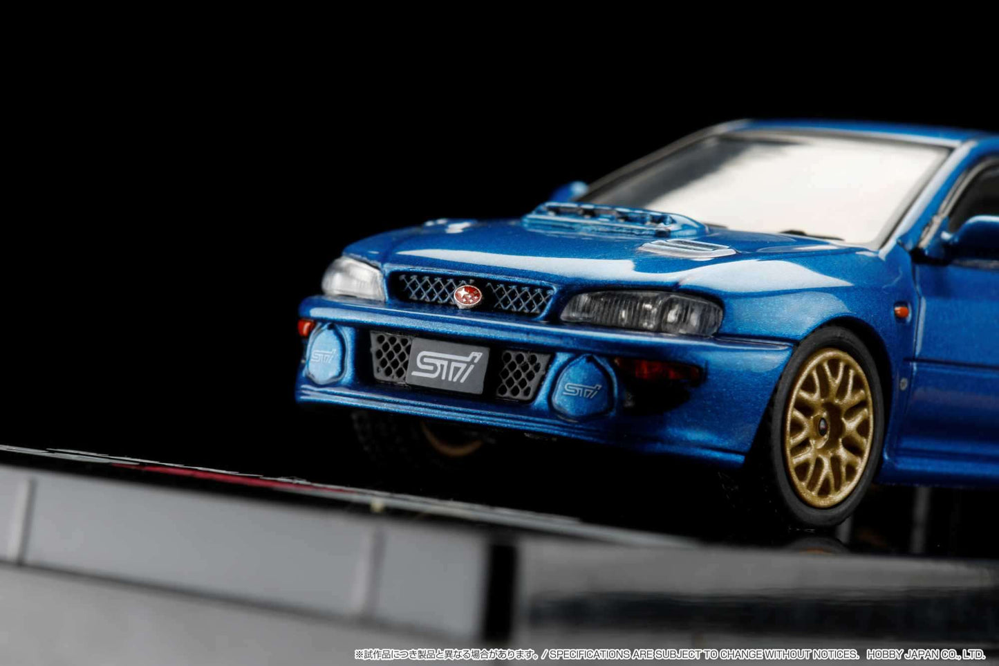 Hobby Japan 1/64 SUBARU IMPREZA 22B STi Version (GC8改) With EJ22改 engine display