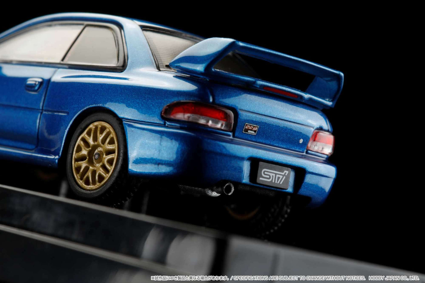 Hobby Japan 1/64 SUBARU IMPREZA 22B STi Version (GC8改) With EJ22改 engine display