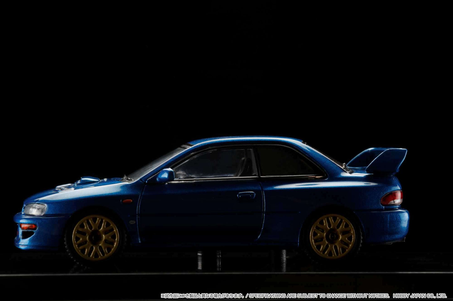 Hobby Japan 1/64 SUBARU IMPREZA 22B STi Version (GC8改) With EJ22改 engine display