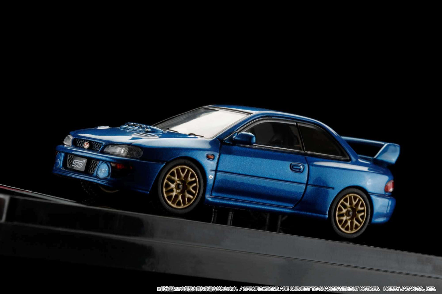 Hobby Japan 1/64 SUBARU IMPREZA 22B STi Version (GC8改) With EJ22改 engine display
