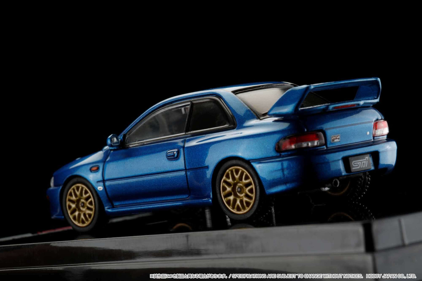 Hobby Japan 1/64 SUBARU IMPREZA 22B STi Version (GC8改) With EJ22改 engine display